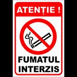 Semn atentie fumatul interzis